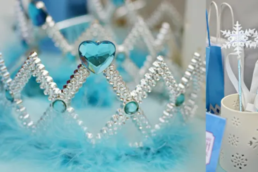 easy diy elsa snowflake party